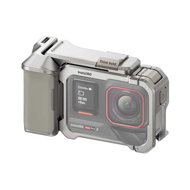 Empuñadura Xplorer para Insta360 Ace Pro 2/Insta 360 Ace Pro Plata