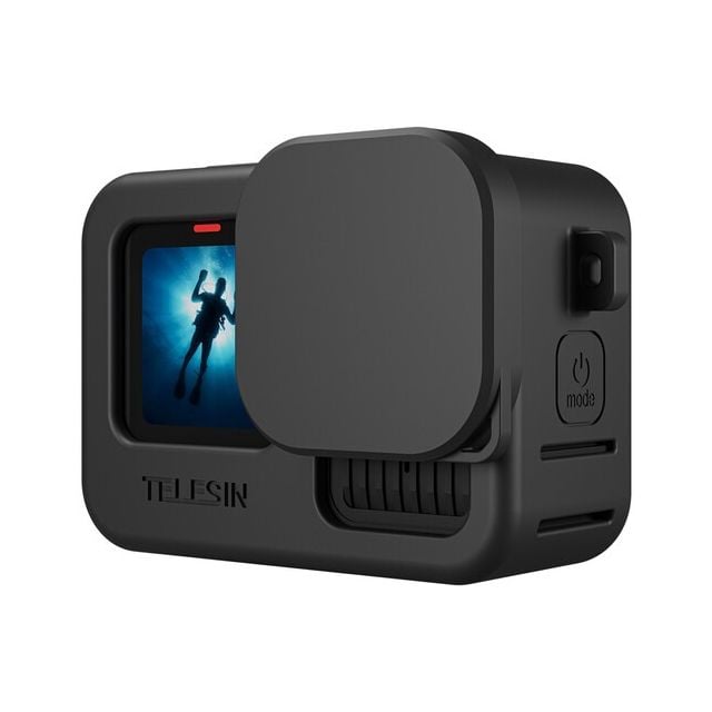 Funda de Silicona Premium Telesin 2.0 para GoPro HERO 13, 12, 11, 10 y 9