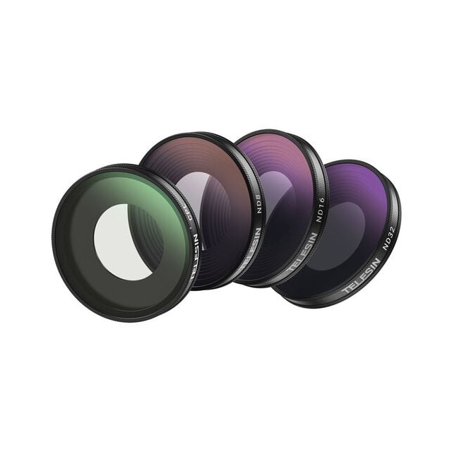 Kit de 4 Filtros Telesin ND8/16/32 + CPL para Insta360 GO Ultra