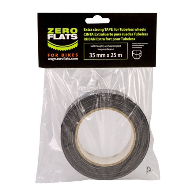 Cinta para Llanta técnica Tubeless Tape 35mm x 25m Zero Flats