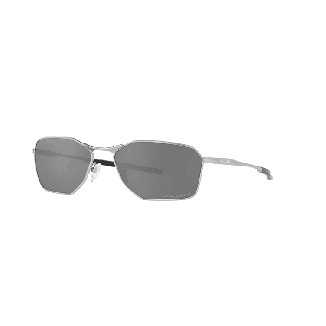Lente de Sol Oakley Savitar  Marco Satin Chrome  Lente Prizm Black Polarized  Calibre 58 Polarized 