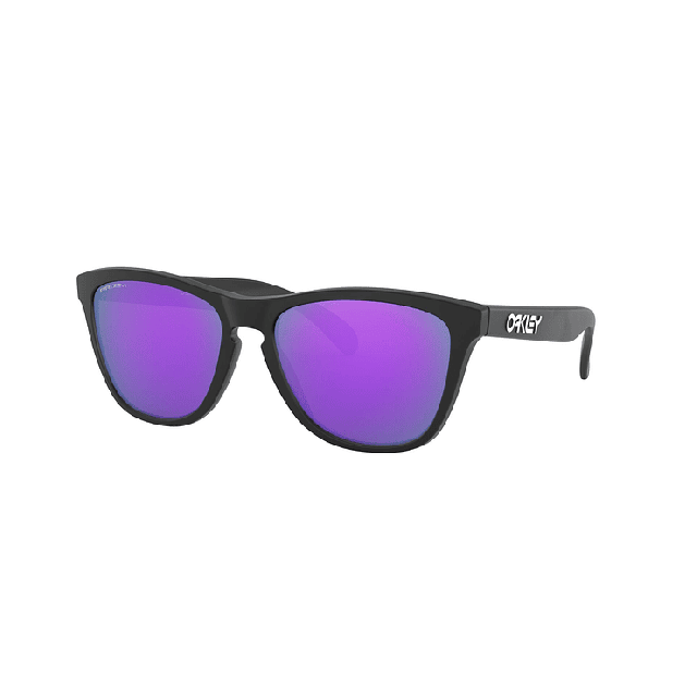 Oakley Frogskins Negro Mate Prizm Violeta