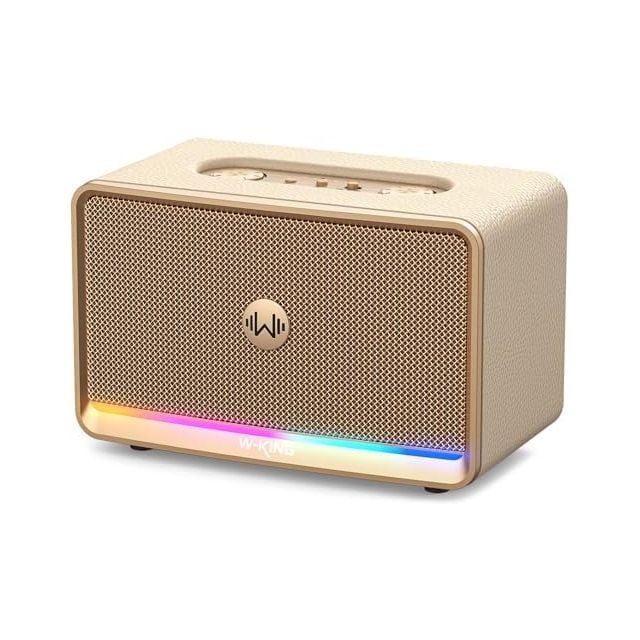 Parlante Bluetooth W-KING H330 Retro 210W Máx