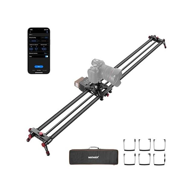 Slider Motorizado Fibra de Carbono con Batería Neewer