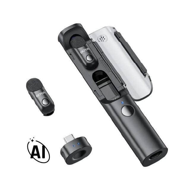 Micrófono Inalámbrico Doble con IA BOYA Magic-05 USB-C 