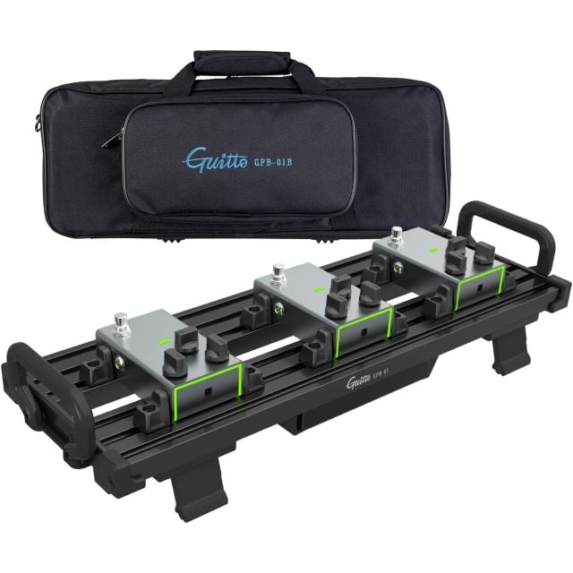 Pedalboard Compacto para Guitarra con Sistema de Clip Guitto