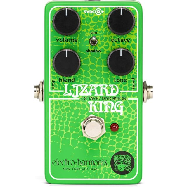 Octava de bajo y distorsión Lizard King Electro Harmonix