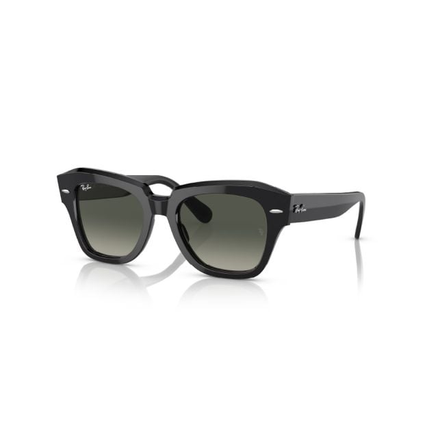Ray-Ban State Street Black Grey Gradient (49) 0RB2186