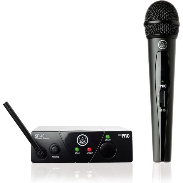 Sistema de Micrófono Inalambrico Doble AKG WMS40 Mini 2 Voc-Set B