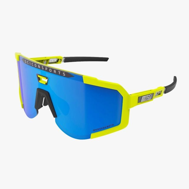 Lentes Scicon Sports Aeroscope Fluo Yellow Multimirror Blue