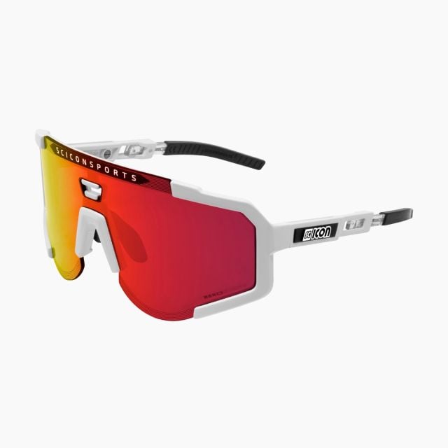 Lentes Scicon Sports Aeroscope White Multimirror Red