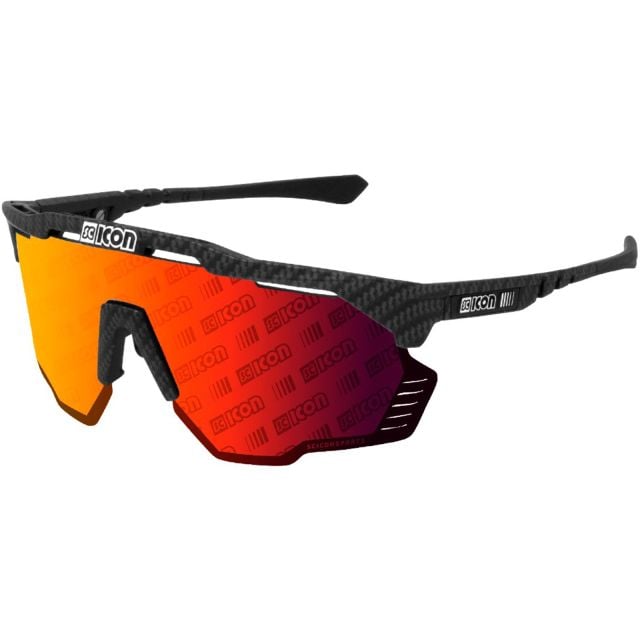 Lentes Scicon Sports Aeroshade Kunken Carbon Matte Red