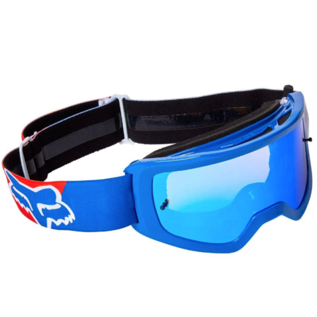 Antiparra Moto Main Skew Espejada Blanco Fox