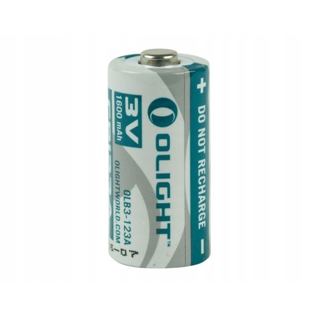 Bateria Olight 3V CR123A Li-Fe 1600 mAh