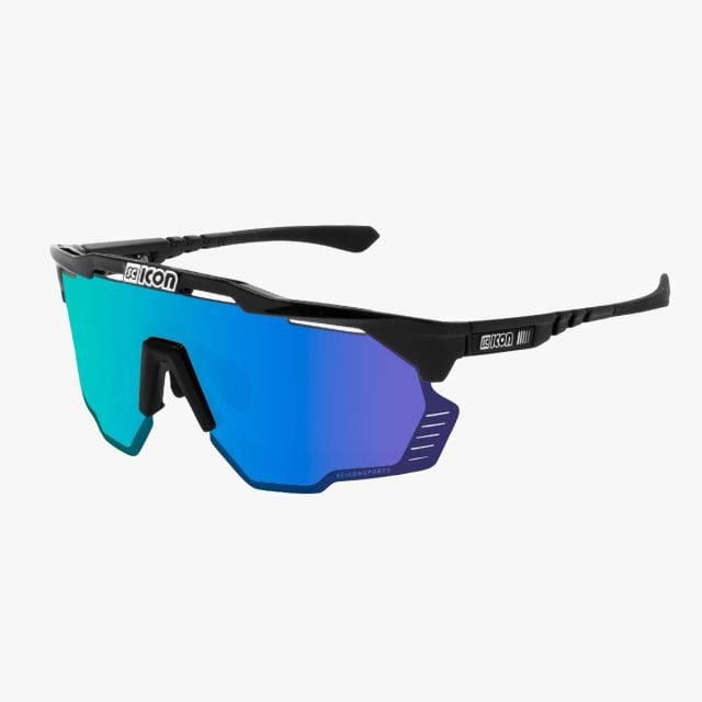 Lentes Scicon Sports Aeroshade Kunken Black Multimirror Blue