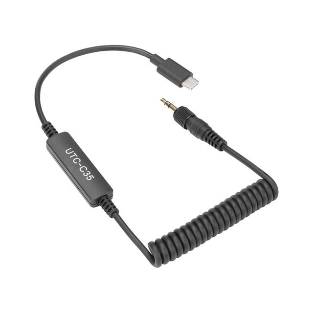 Cable convertidor Saramonic macho con bloqueo de 3,5 mm a USB tipo C