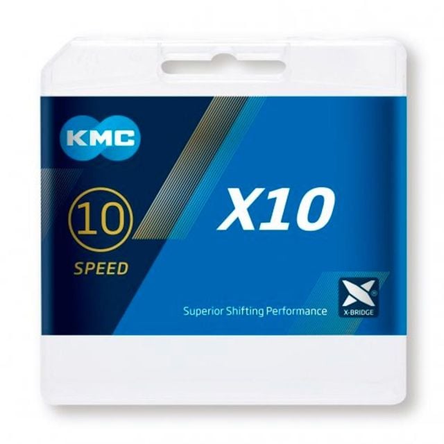 Cadena KMC X10 1/2x11/128"   10 Vel.
