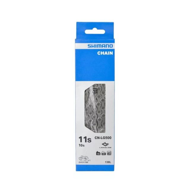 CADENA CNLG500 SHIMANO 138LINKS LINKGLIDE 9/10/11 VEL. QUICK-LINK EMPAQUE