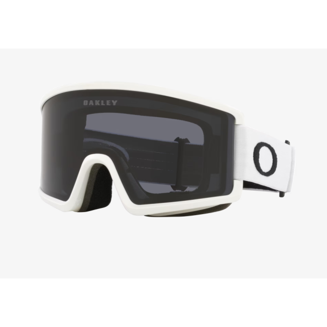 Antiparras de Nieve Oakley Target Line L Dark Grey con Correa Blanca