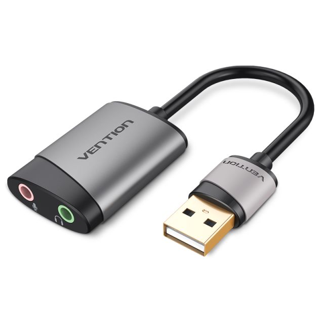Tarjeta externa de sonido USB Vention