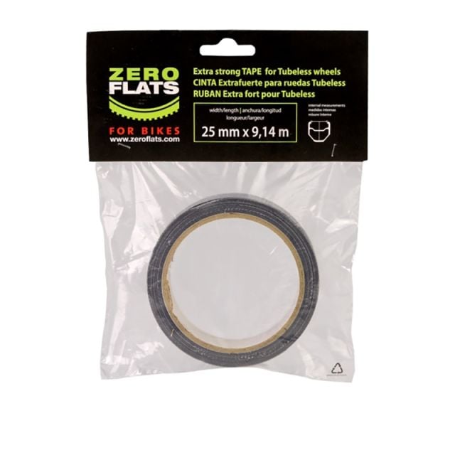 Cinta para Llanta Tubeless Técnica 25 Mm 9.14 Metros Zero Flats