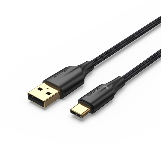 Cable USB 2.0 a USB-C 3A recubierto con Nylon - Vention