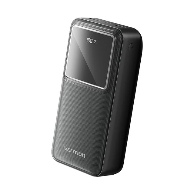Power Bank Vention 30000 mAh 22.5W con USC-C, USB-A y Micro-USB