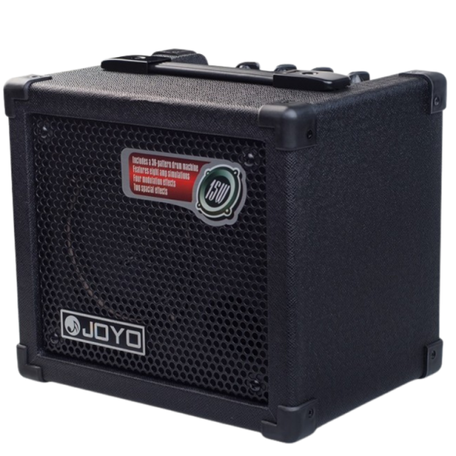 Amplificador digital Joyo DC-15 de 15W con efectos y caja de ritmos