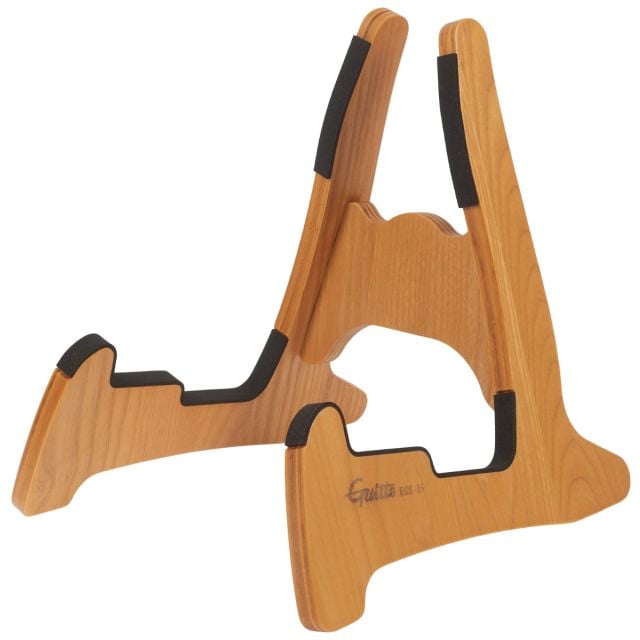 Soporte Premium de Madera para Guitarra y Bajo Guitto GGS-15