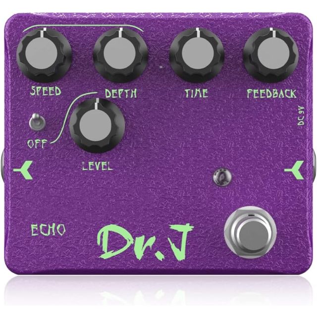 Pedal Echo Delay con modulación para guitarra Joyo D54