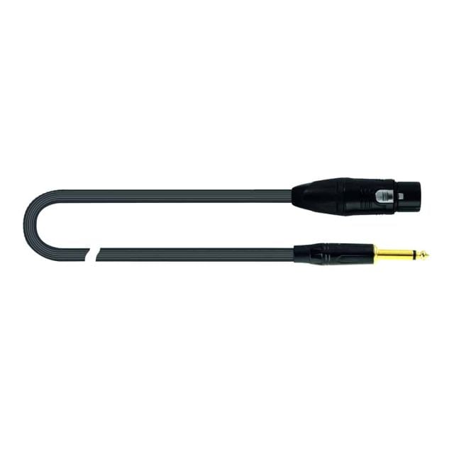 Cable de Micrófono XLR Hembra - Jack Mono 5M Quicklok