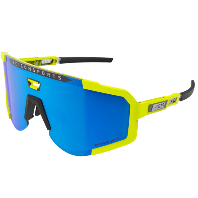 Lentes Scicon Sports Aeroscope Fluo Yellow Multimirror Blue