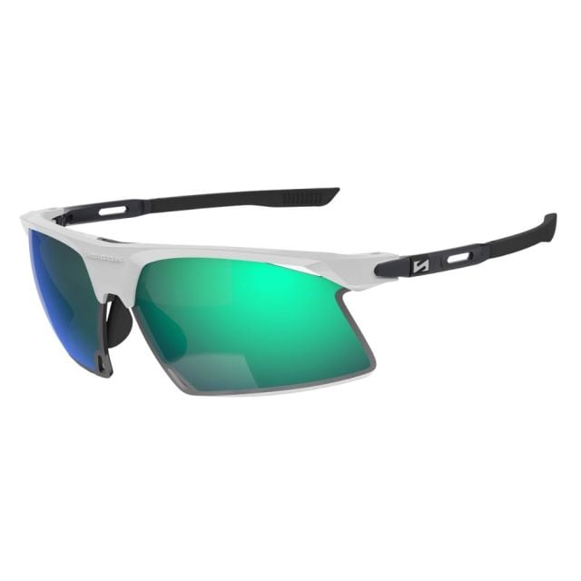 Lentes  Scicon Sports Aerobeam Titanium Blanco Mica verde + Mica Rosa 