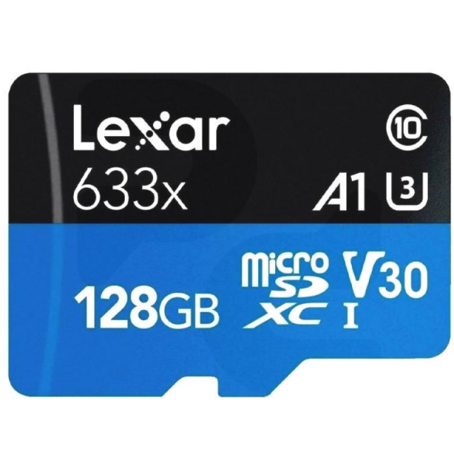 Tarjeta de Memoria Lexar microSDXC 128GB UHS-I U3 V30