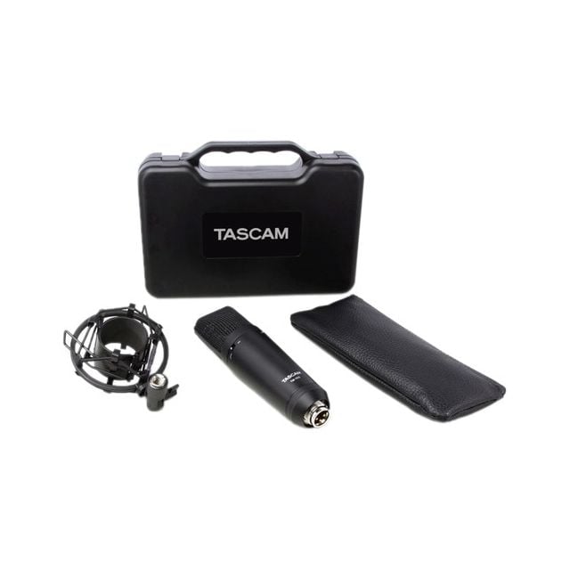 Micrófono Condensador de Estudio con Shockmount Tascam TM-180