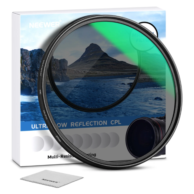 Filtro CPL Neewer Polarizador 37–82mm HD Multicapa