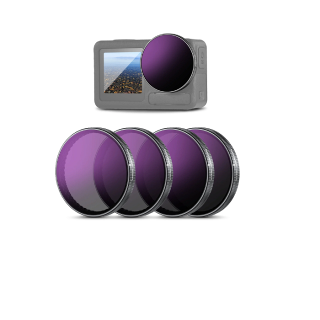 Kit Filtros ND, CPL y ND/PL para DJI Osmo Action 3, 4 y 5 Pro Neewer
