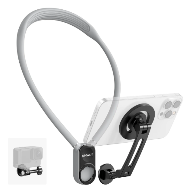 Soporte Magnético de Cuello para Smartphone y Cámaras de Acción Neewer