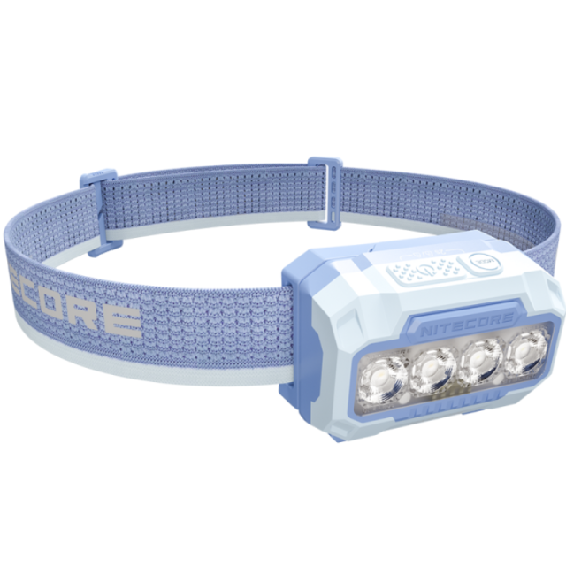 Linterna Frontal Nitecore HA23 UHE 600 Lúmenes con Triple Temperatura de Color