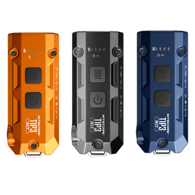 Linterna Llavero Nitecore TIP3 720 Lúmenes USB-C Recargable con 3 Temperaturas de Color