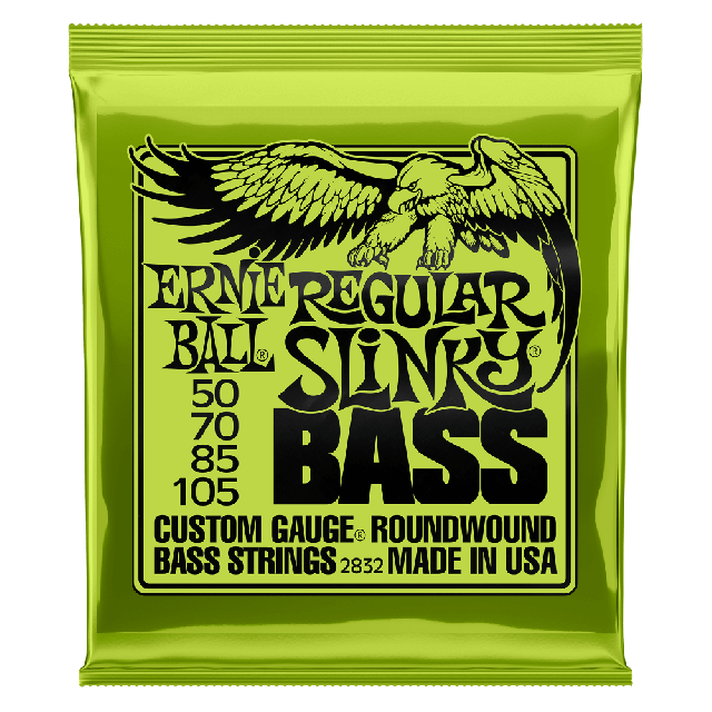 Juego de Cuerdas para Bajo 50/105 Ernie Ball Bass Regular Slinky 