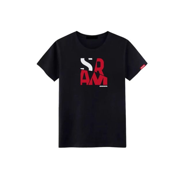 Polera Sram Fragments Negro 