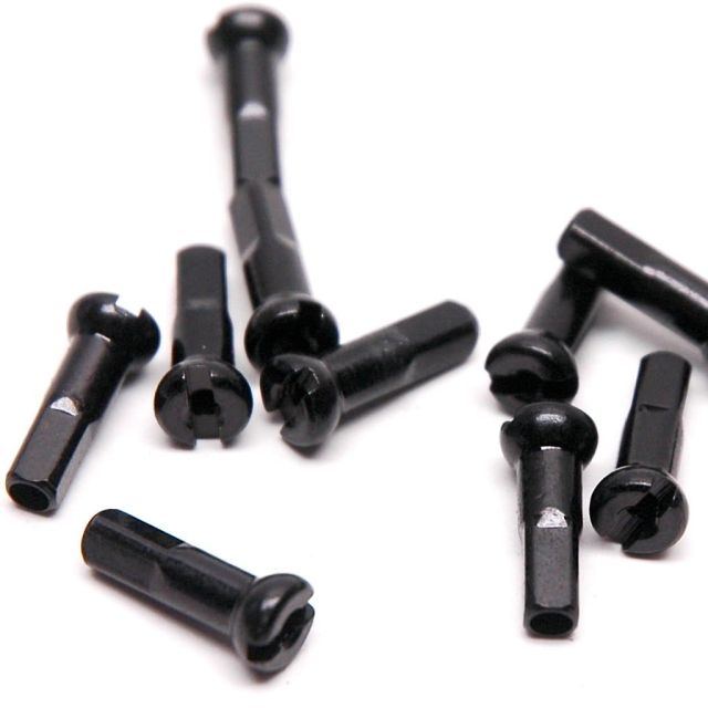 NIPPLE PILLAR BRONCE 14G X 15MM NEGRO