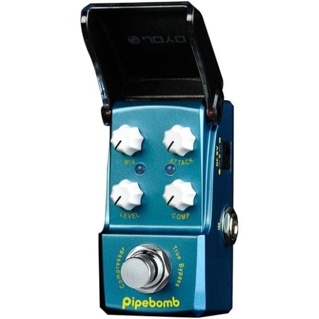 Compressor Mini Pedal True Bypass Joyo para Guitarra Eléctrica JF-312