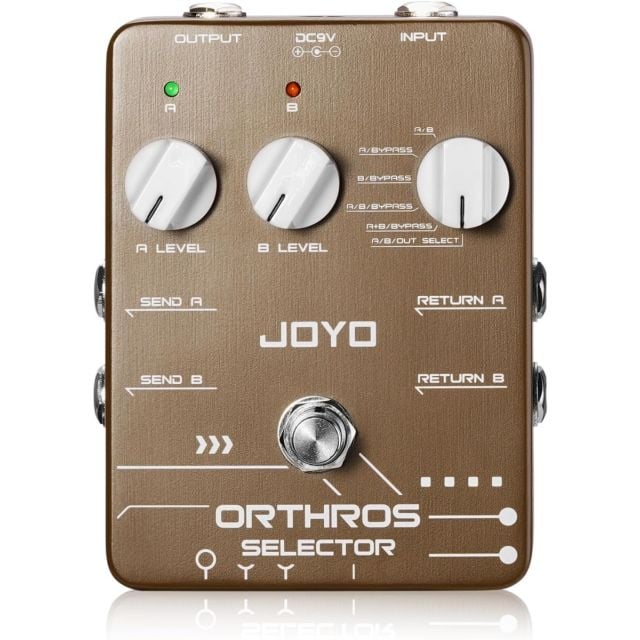 Pedal Selector Joyo de Línea AB para Guitarra y Bajo JF-24