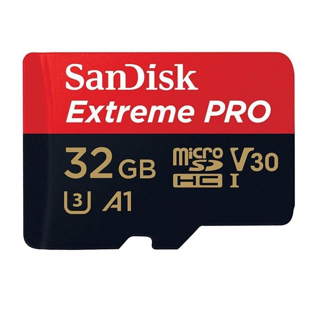 Micro SD Sandisk Extreme PRO 32gb - Memoria para Gopro Hero 7 / 6 / 5