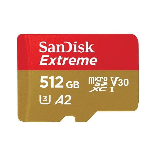 SanDisk Extreme UHS-I MicroSDXC de 512 GB con adaptador SD