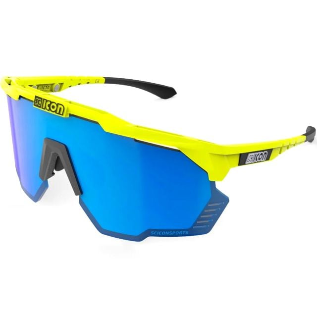 Lentes Scicon Sports Aeroshade Kunken azúl espejado + mica transparente