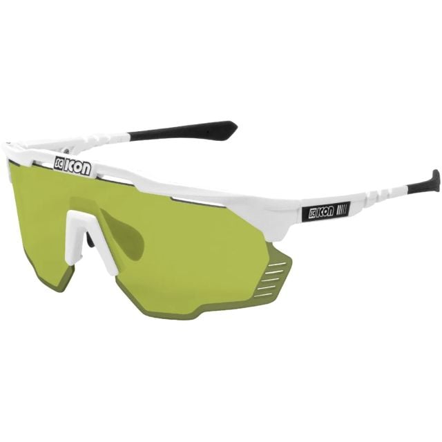 Lentes Scicon Sports Aeroshade Kunken mica verde blanco + Mica rosada