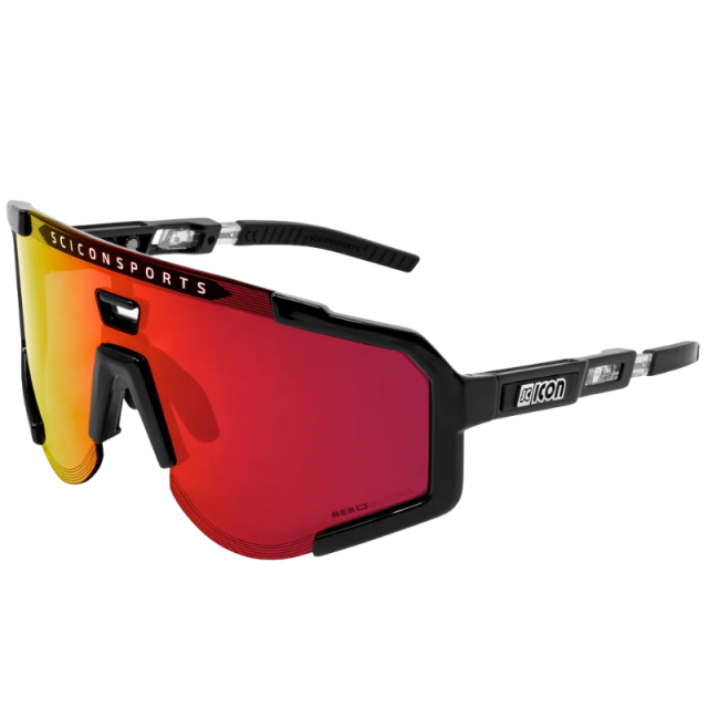 Lentes Scicon Sports Aeroscope Black Multimirror Red